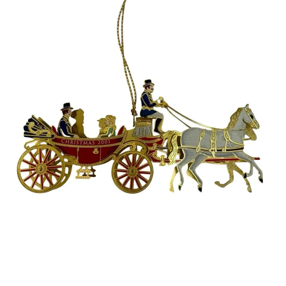 Vtg 2001 The White House Historical Association Christmas Ornament, Box & Insert